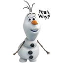 ⛄ emoji Olaf Christmas by @passion_stickers Telegram sticker 6 of 32