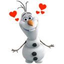 ⛄ emoji Olaf Christmas by @passion_stickers Telegram sticker 3 of 32
