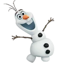 ⛄ emoji Olaf Christmas by @passion_stickers Telegram sticker 14 of 32