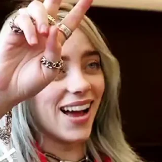 Sticker from Billie eilish pt 1 | @byverrmy