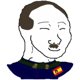 🇪🇸 emoji Nations leaders wojak Telegram sticker 9 of 38