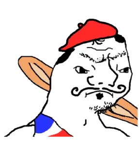 🇫🇷 emoji Nations leaders wojak Telegram sticker 22 of 38