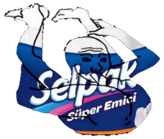 🤔 emoji Isa Samet ♿️ but Retard™s kang pack 1 Telegram sticker 1 of 120
