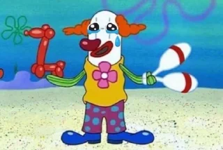 Sticker from clowns