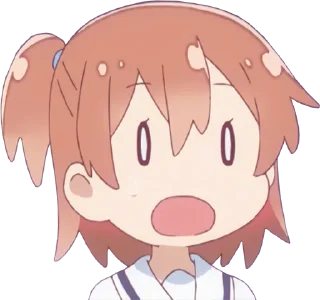 😦 emoji Watashi ni Tenshi ga Maiorita - @kontta Telegram sticker 15 of 120