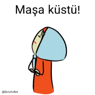 😒 emoji Maşa @Qonshubot Telegram sticker 13 of 31