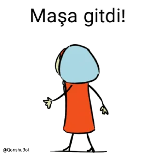 ✋️ emoji Maşa @Qonshubot Telegram sticker 2 of 31