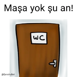 🚽 emoji Maşa @Qonshubot Telegram sticker 22 of 31