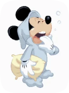 Sticker from Mickey mouse