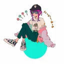 💈 emoji ••ᖇᗩᗰᑌᗞᗩ ᗩᗰᗴᗰᑌᖇᗩ••By:@tomorin03 Telegram sticker 2 of 50