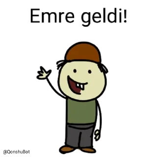 Sticker from Emre @Qonshubot