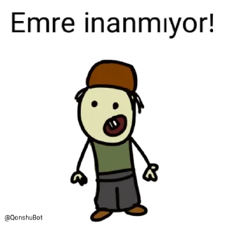 Sticker from Emre @Qonshubot