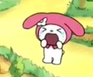 😭 emoji Melody Telegram sticker 2 of 107