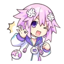 Sticker from Nep-Nep 'Neptune' @Nekostickerss