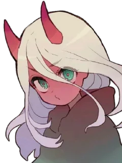 😗 emoji Darling in the franXX ~ @HouseOfAnime Telegram sticker 7 of 109