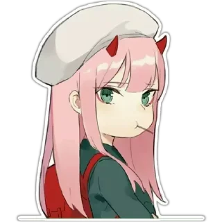 😶 emoji Darling in the franXX ~ @HouseOfAnime Telegram sticker 9 of 109