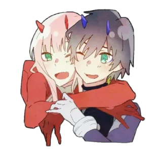 ❤️ emoji Darling in the franXX ~ @HouseOfAnime Telegram sticker 3 of 109
