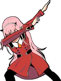 😎 emoji Darling in the franXX ~ @HouseOfAnime Telegram sticker 21 of 109