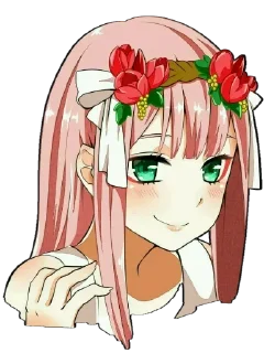 😊 emoji Darling in the franXX ~ @HouseOfAnime Telegram sticker 10 of 109