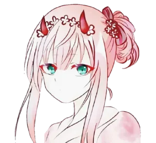 😶 emoji Darling in the franXX ~ @HouseOfAnime Telegram sticker 17 of 109