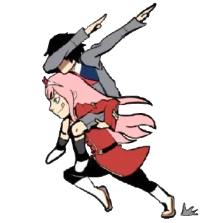 😎 emoji Darling in the franXX ~ @HouseOfAnime Telegram sticker 24 of 109