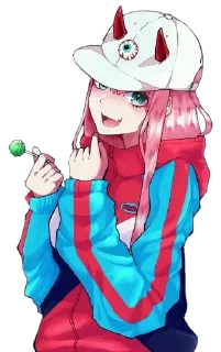 😄 emoji Darling in the franXX ~ @HouseOfAnime Telegram sticker 18 of 109