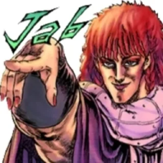 👆 emoji Hokuto no Ken Legends Revive Telegram sticker 18 of 35