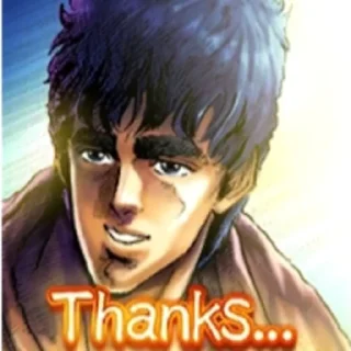 🥰 emoji Hokuto no Ken Legends Revive Telegram sticker 19 of 35