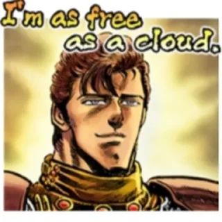 Sticker from Hokuto no Ken Legends Revive