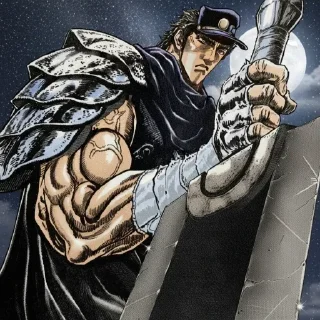 🗿 emoji Hokuto No Ken (Don't Copy plz)@Wesam_1th Telegram sticker 6 of 94