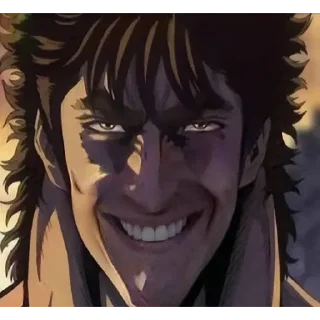 😂 emoji Hokuto No Ken (Don't Copy plz)@Wesam_1th Telegram sticker 22 of 94