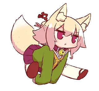😠 emoji Kemomimi-chan by @carlysticker Telegram sticker 22 of 120