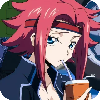 Sticker from Code geass ama stalyus yaptı