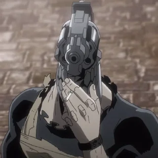 Sticker from No Guns Life [@TodorokiShouto]