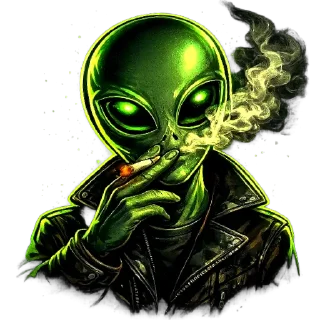 Sticker from Alien Sticker