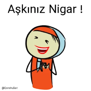 ❤️ emoji Nigar @Qonshubot Telegram sticker 7 of 32