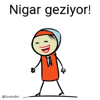 🚶‍♂️ emoji Nigar @Qonshubot Telegram sticker 10 of 32