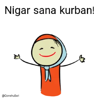 🤗 emoji Nigar @Qonshubot Telegram sticker 18 of 32