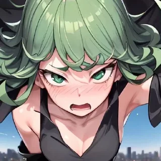 🌟 emoji ≪  Tatsumaki  ≫ | @KesitoMania Telegram sticker 22 of 120