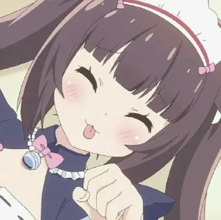 Sticker from Anime girl