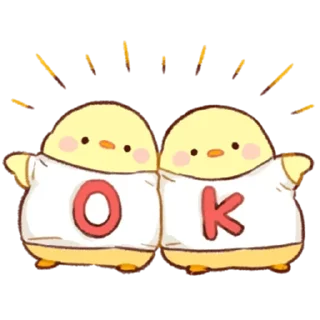 Sticker from Soft and cute chick