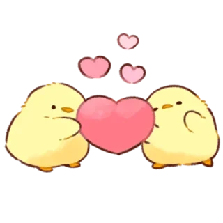 Sticker from Soft and cute chick