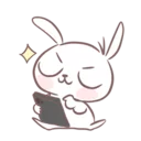 😌 emoji MarshMallow Puppies Telegram sticker 10 of 40