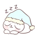 😴 emoji MarshMallow Puppies Telegram sticker 8 of 40