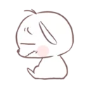 😔 emoji MarshMallow Puppies Telegram sticker 19 of 40