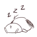 😴 emoji MarshMallow Puppies Telegram sticker 11 of 40