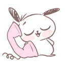 📞 emoji MarshMallow Puppies Telegram sticker 13 of 40