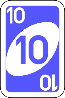 Sticker from dos pack
