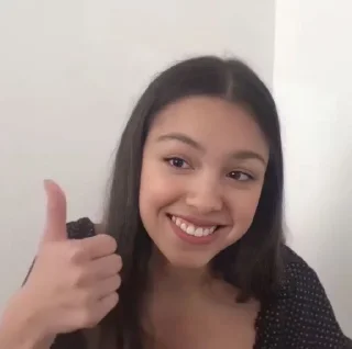 👍 emoji Olivia Rodrigo Mood Telegram sticker 21 of 45