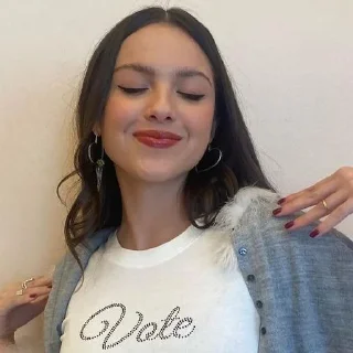 😊 emoji Olivia Rodrigo Mood Telegram sticker 14 of 45